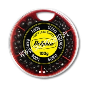 ŚRUT OŁOWIANY DELPHIN SOFT 100G/ 0,25-1,8G
